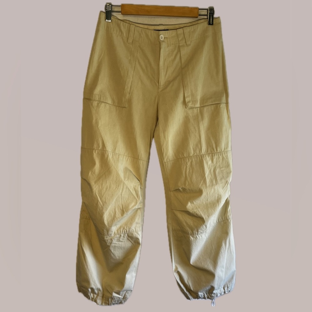 APC Beige Khaki 100% Cotton Cargo Pants Size FR 38